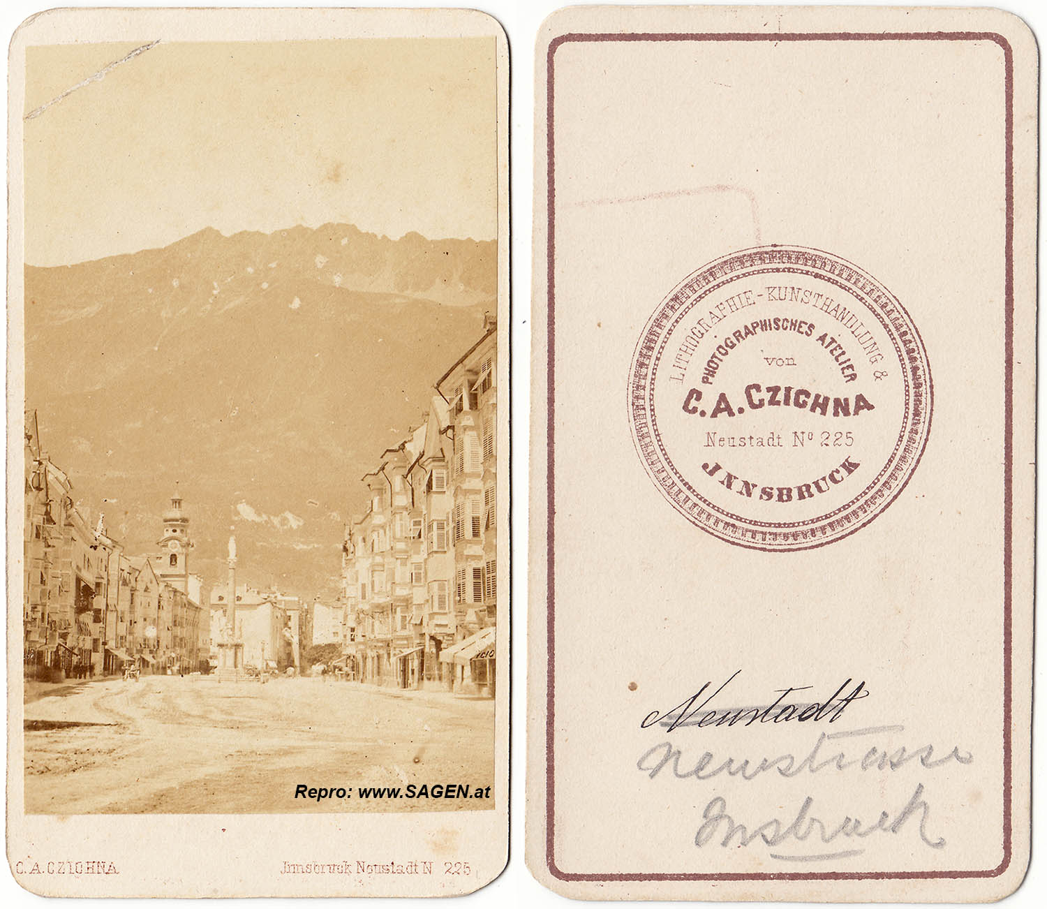 Innsbruck - das älteste Foto!