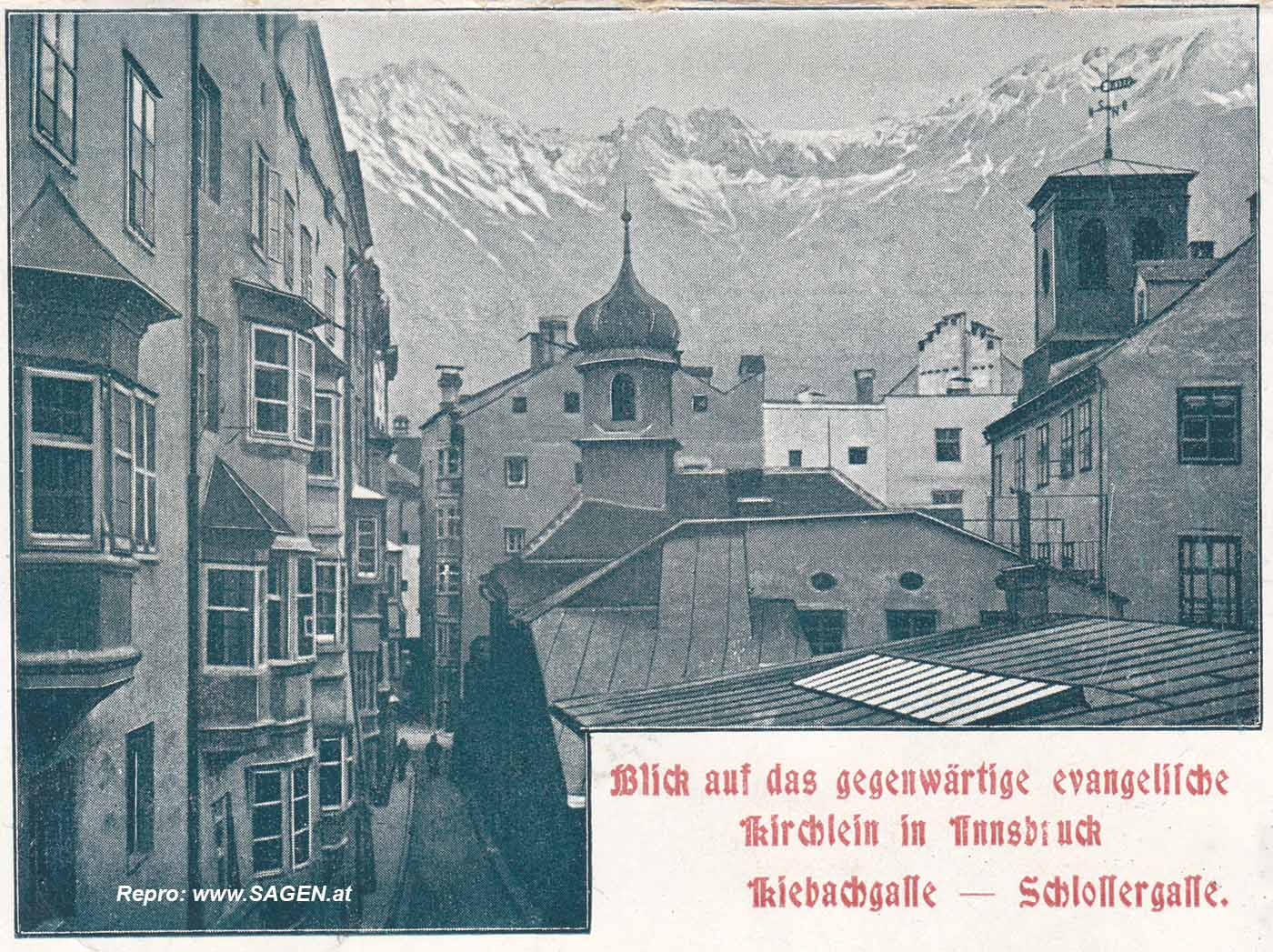 Innsbruck, evangelische Kirche 1901