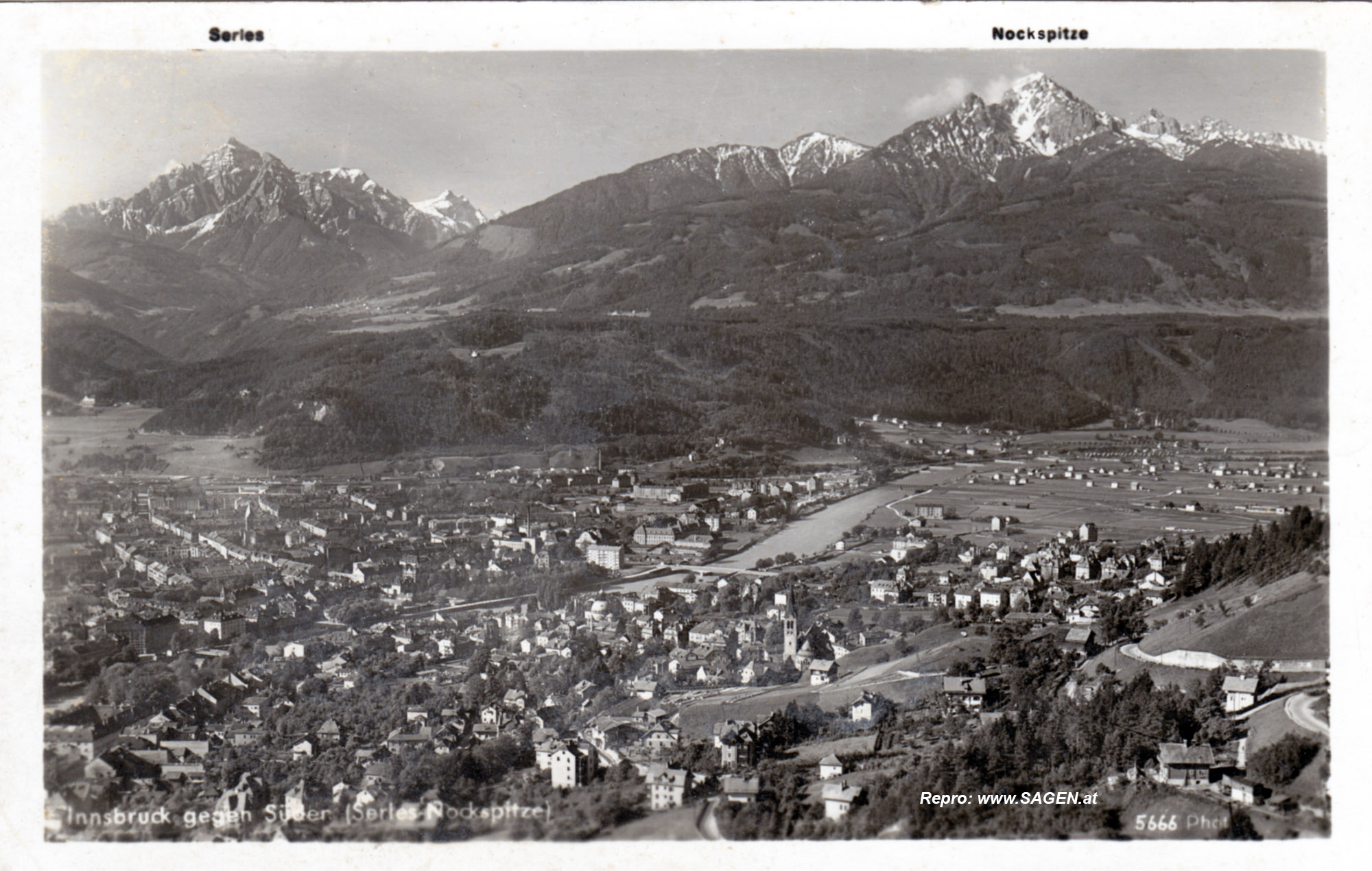 Innsbruck gegen Süden