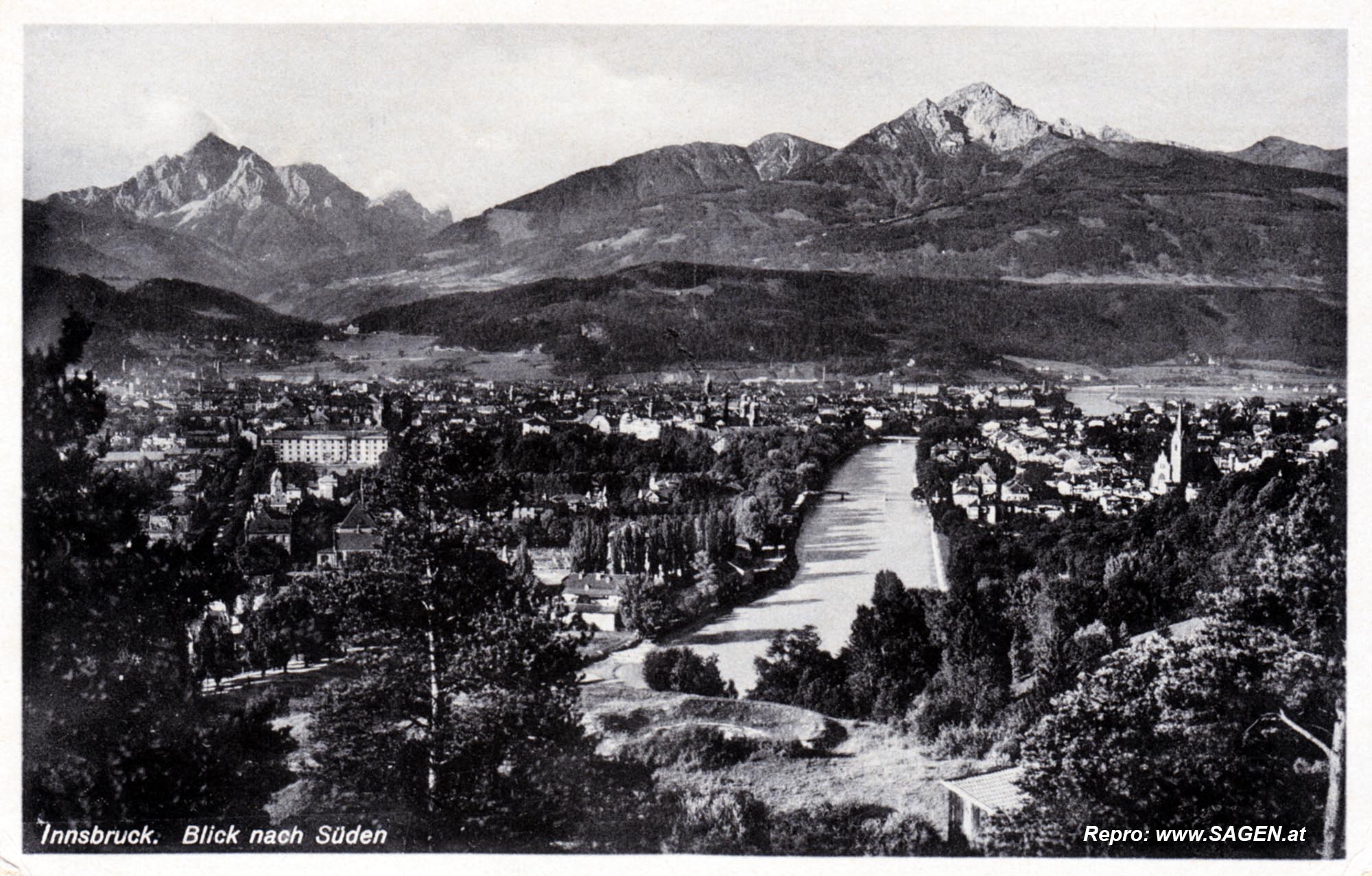 Innsbruck gegen Süden