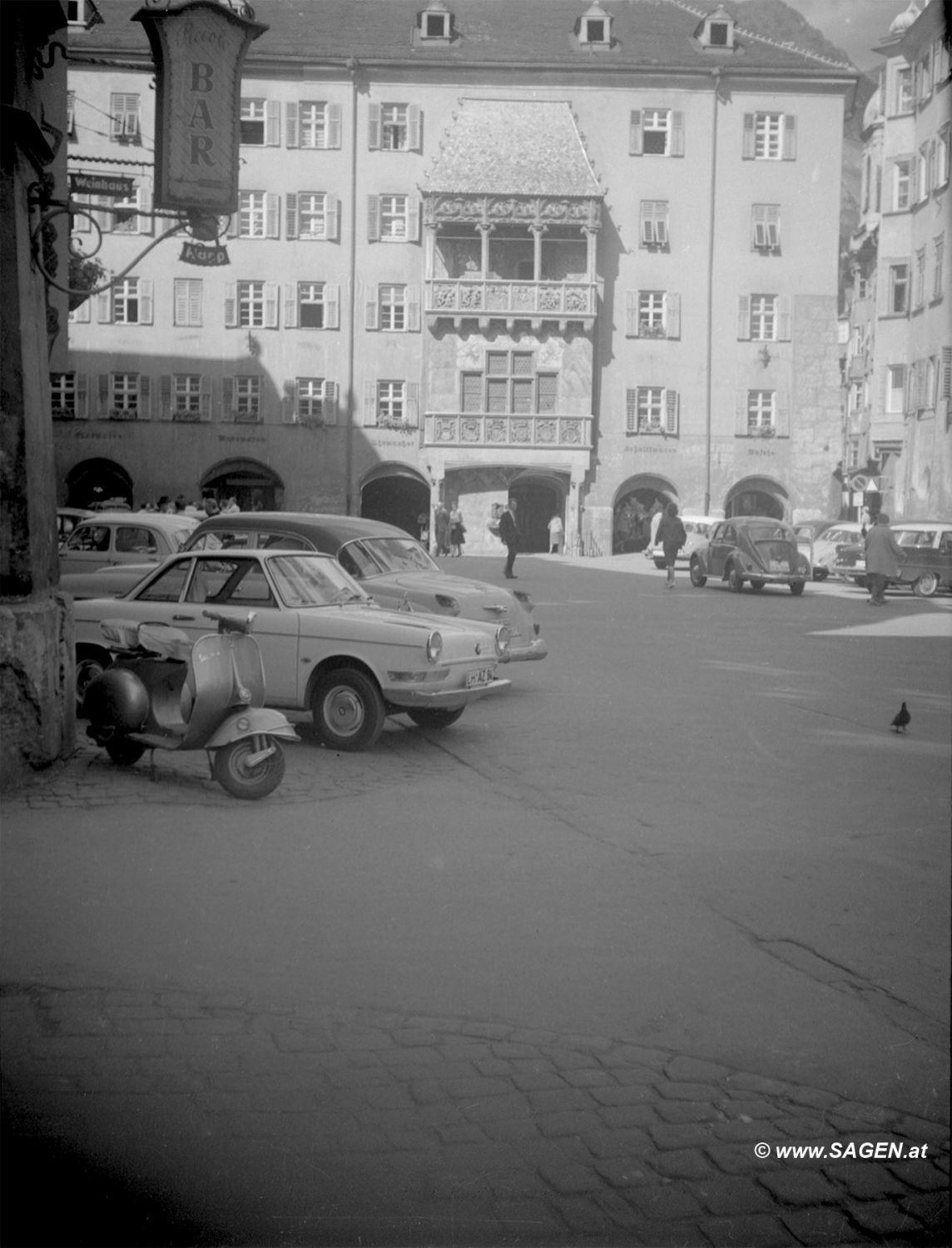 Innsbruck Goldenes Dachl September 1960