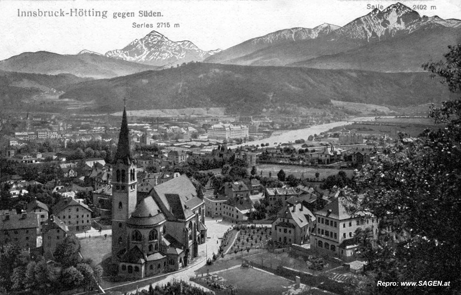 Innsbruck-Hötting gegen Süden
