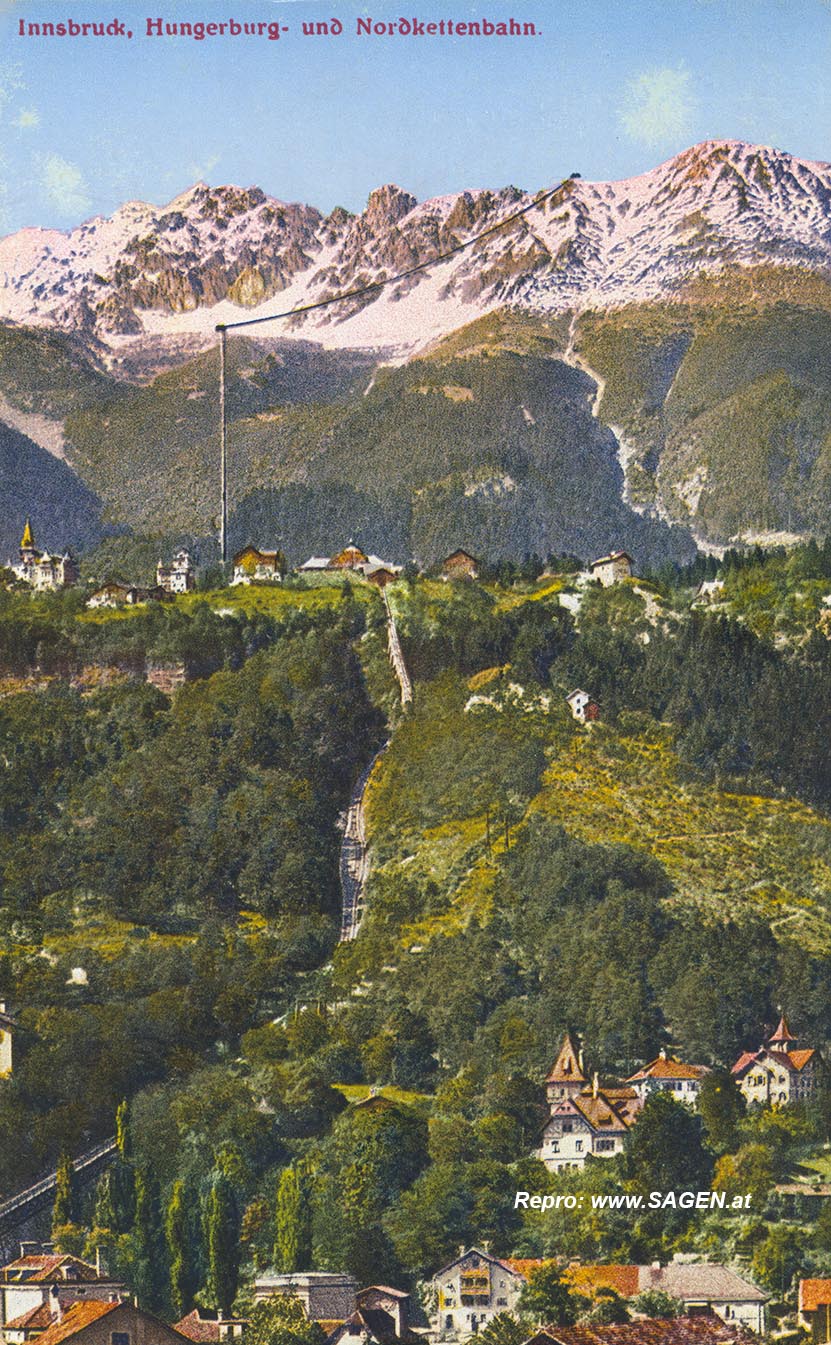 Innsbruck, Hungerburg- und Nordkettenbahn