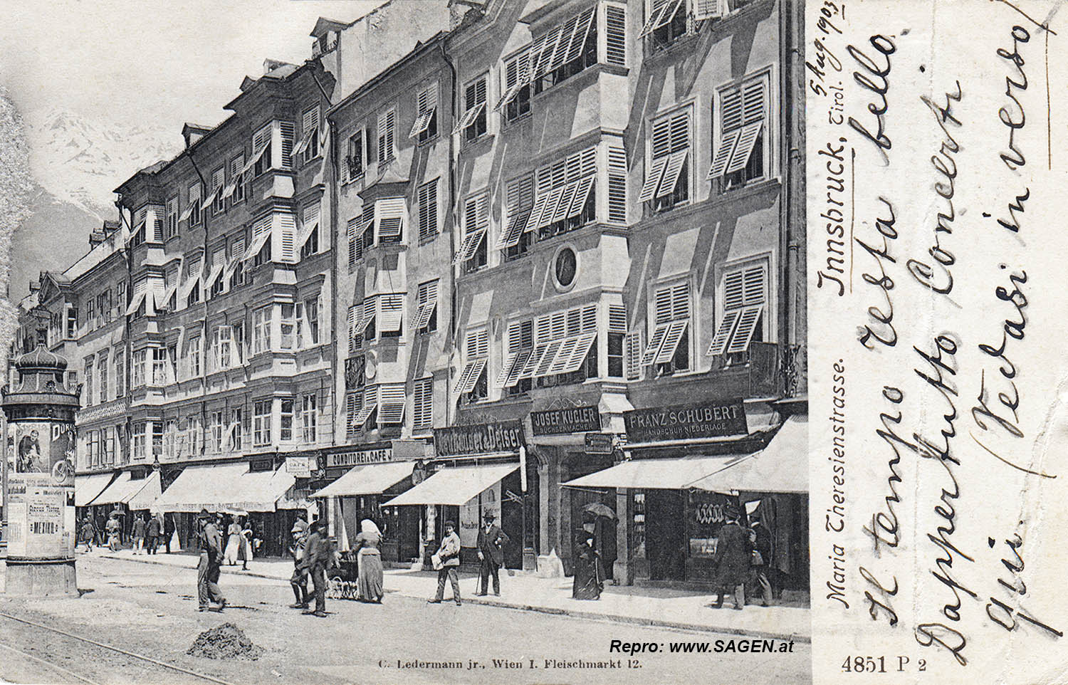 Innsbruck Maria-Theresien-Straße 1903