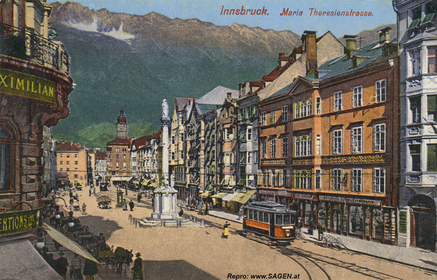 Innsbruck Maria-Theresien-Straße, 1912