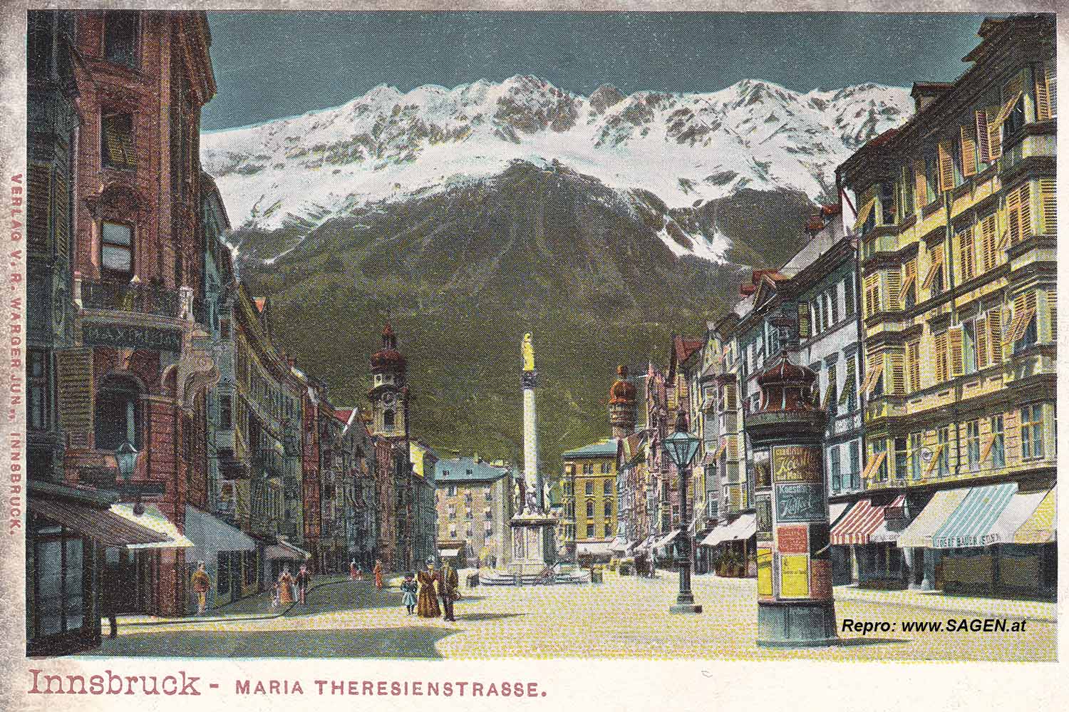 Innsbruck Maria-Theresien-Straße vor 1900