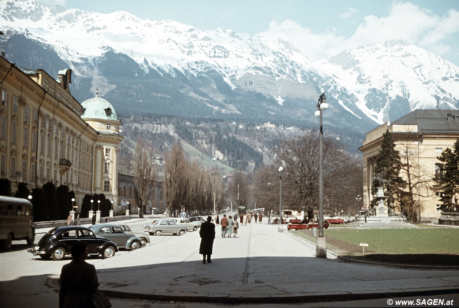 Innsbruck Rennweg um 1960