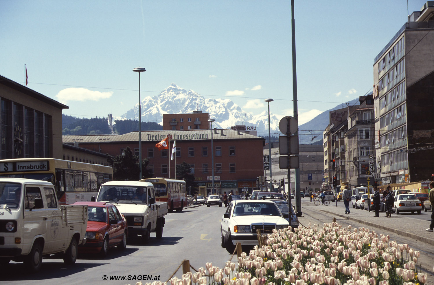 Innsbruck, Südtiroler Platz um 1991