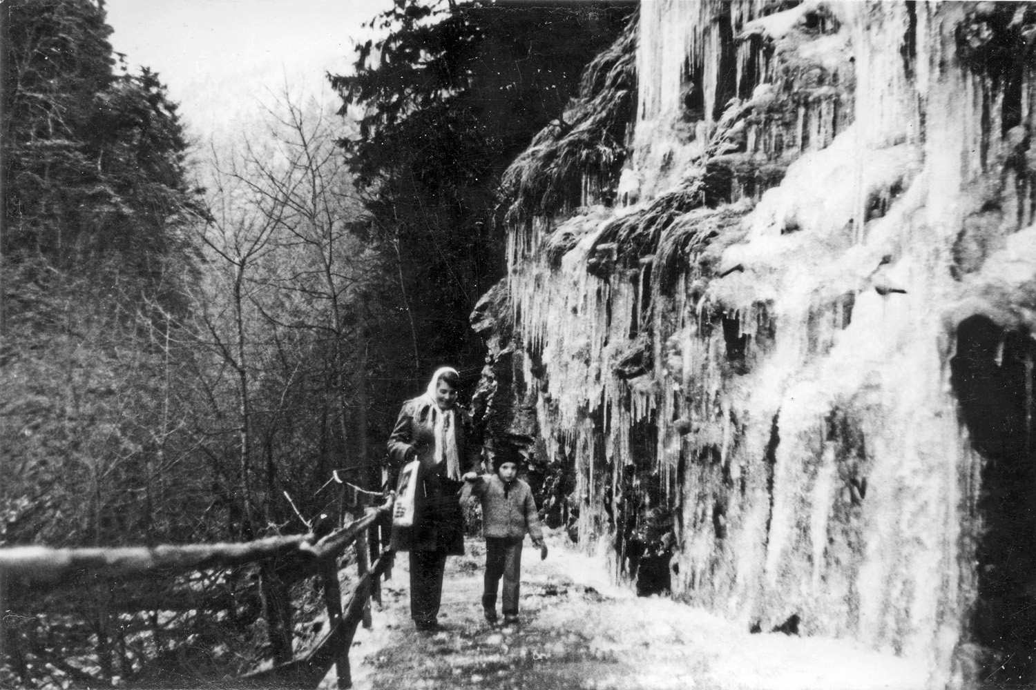 Innsbruck Sillschlucht, Viller Bach Silvester 1973