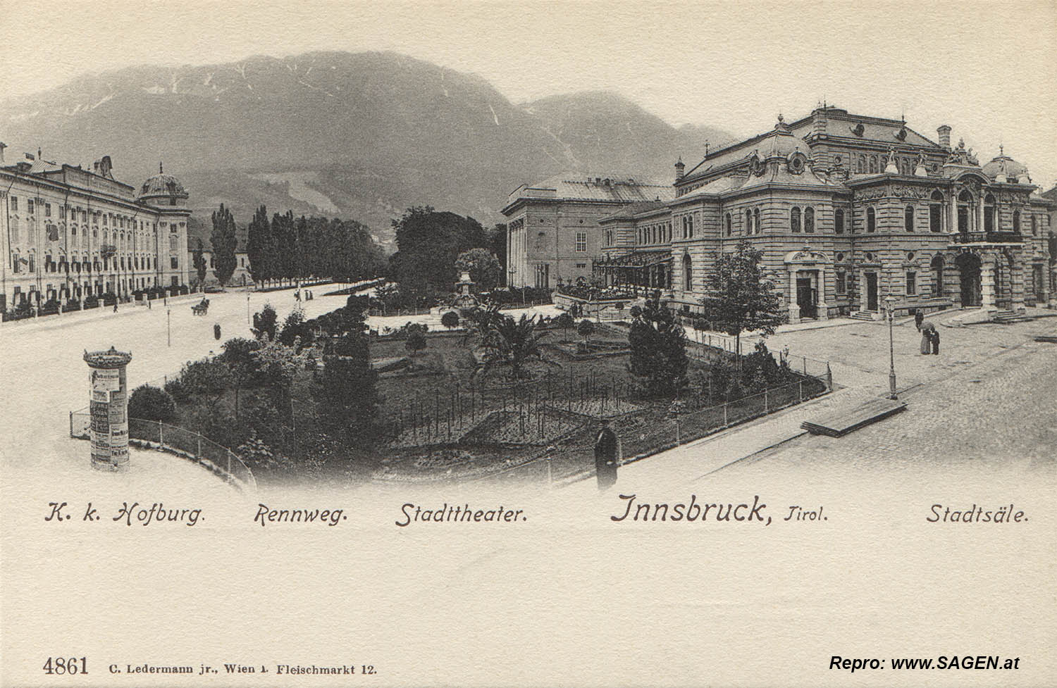 Innsbruck Stadtsäle um 1900