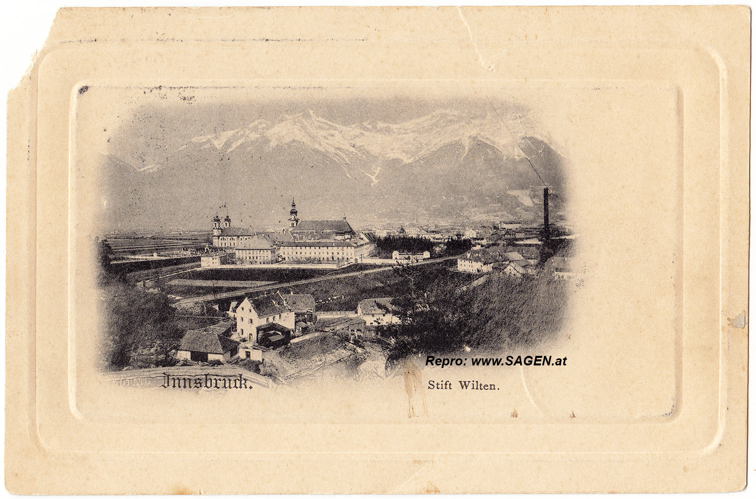 Innsbruck, Stift Wilten 19. Jahrhundert