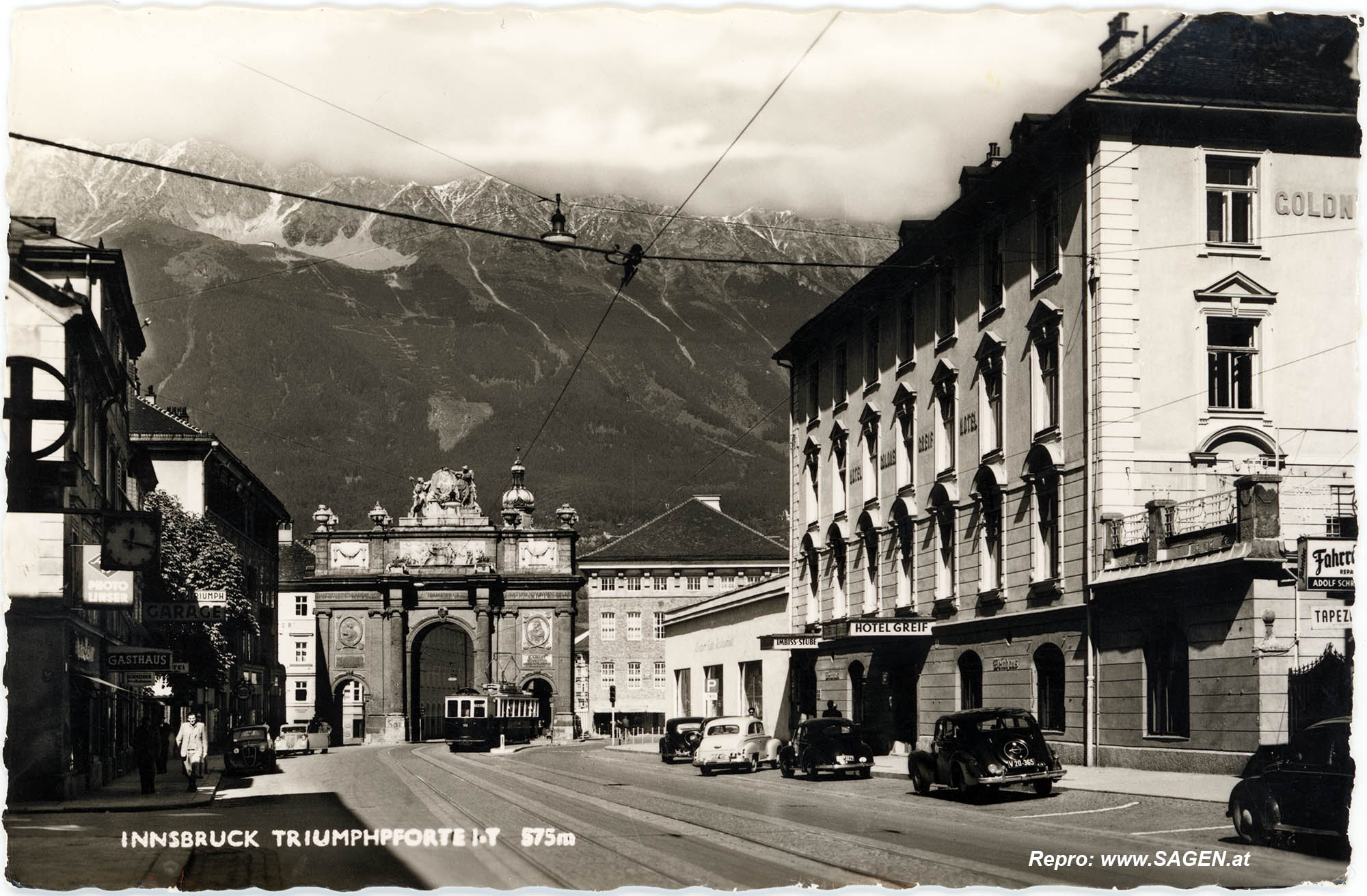 Innsbruck Triumphpforte Hotel Greif