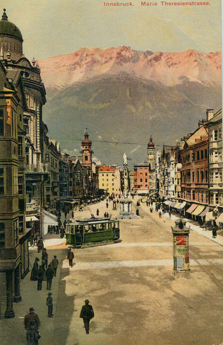 Innsbruck um 1910, Maria-Theresien-Straße