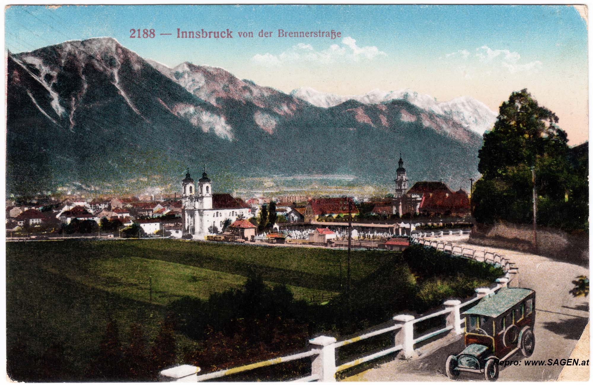 Innsbruck von der Brennerstraße