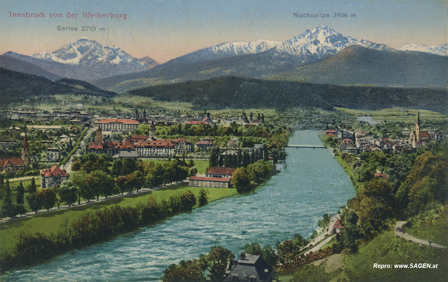 Innsbruck von der Weiherburg