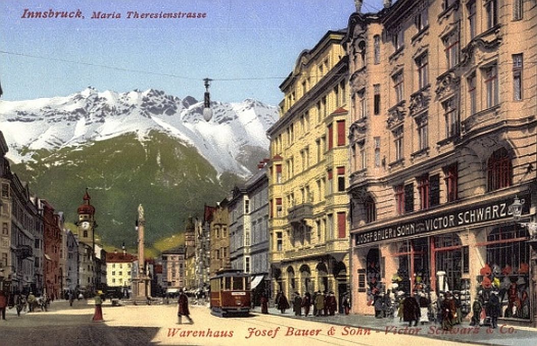 Innsbruck Warenhaus Maria-Theresien-Straße 1928