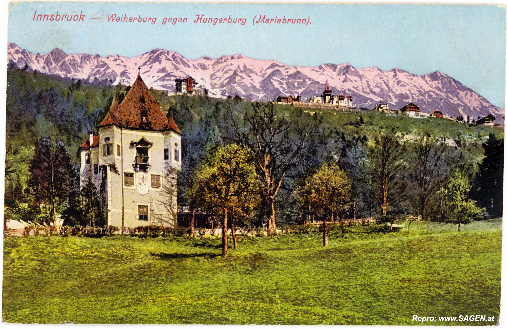 Innsbruck - Weiherburg gegen Hungerburg (Mariabrunn)