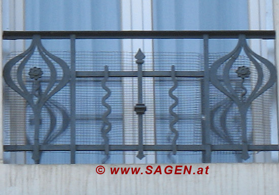 Jugendstilbalkongitter in Lausanne