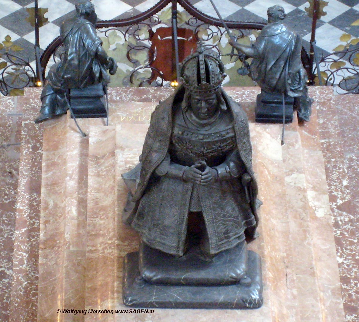 Kaiser Maximilian I, Detailaufnahme