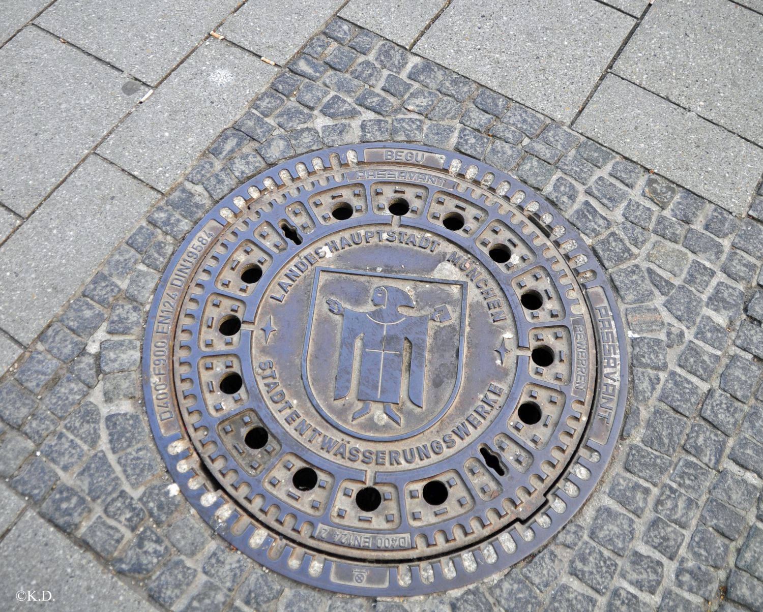 Kanaldeckel in München