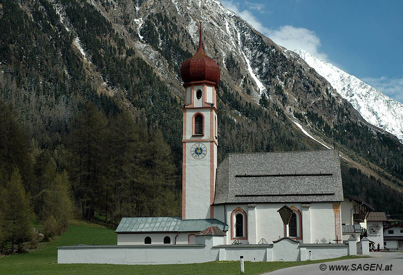 Wallfahrtskirche Maria Hilf in Gries im Sulztal, Längenfeld, Tirol