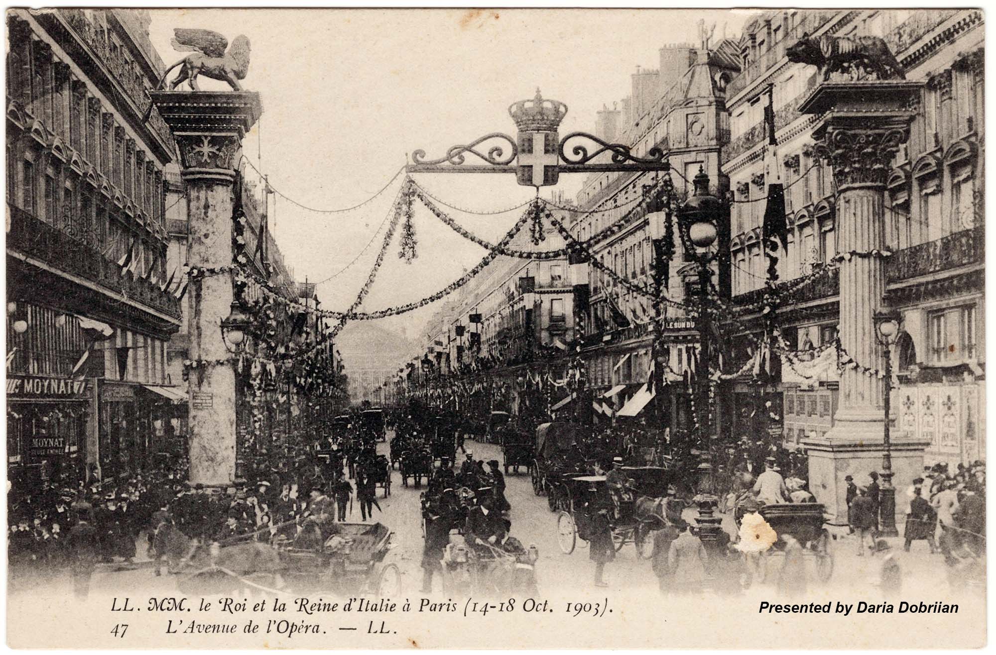 King of Italy in Paris 1903