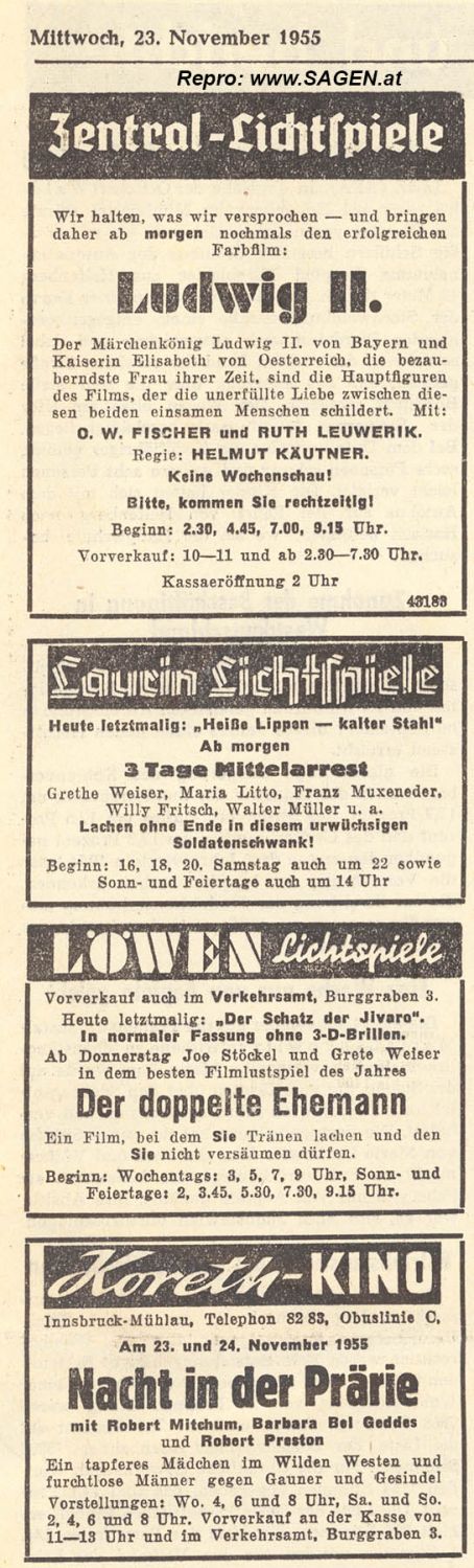 Kino Innsbruck 1955