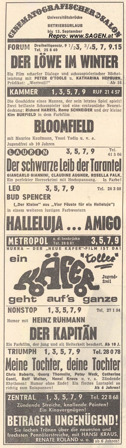Kino Innsbruck 1972