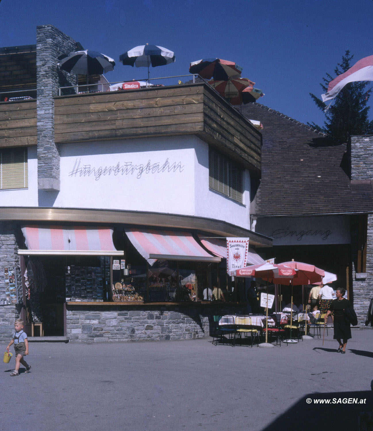 Kiosk Hungerburgbahn Bergstation 1960er Jahre