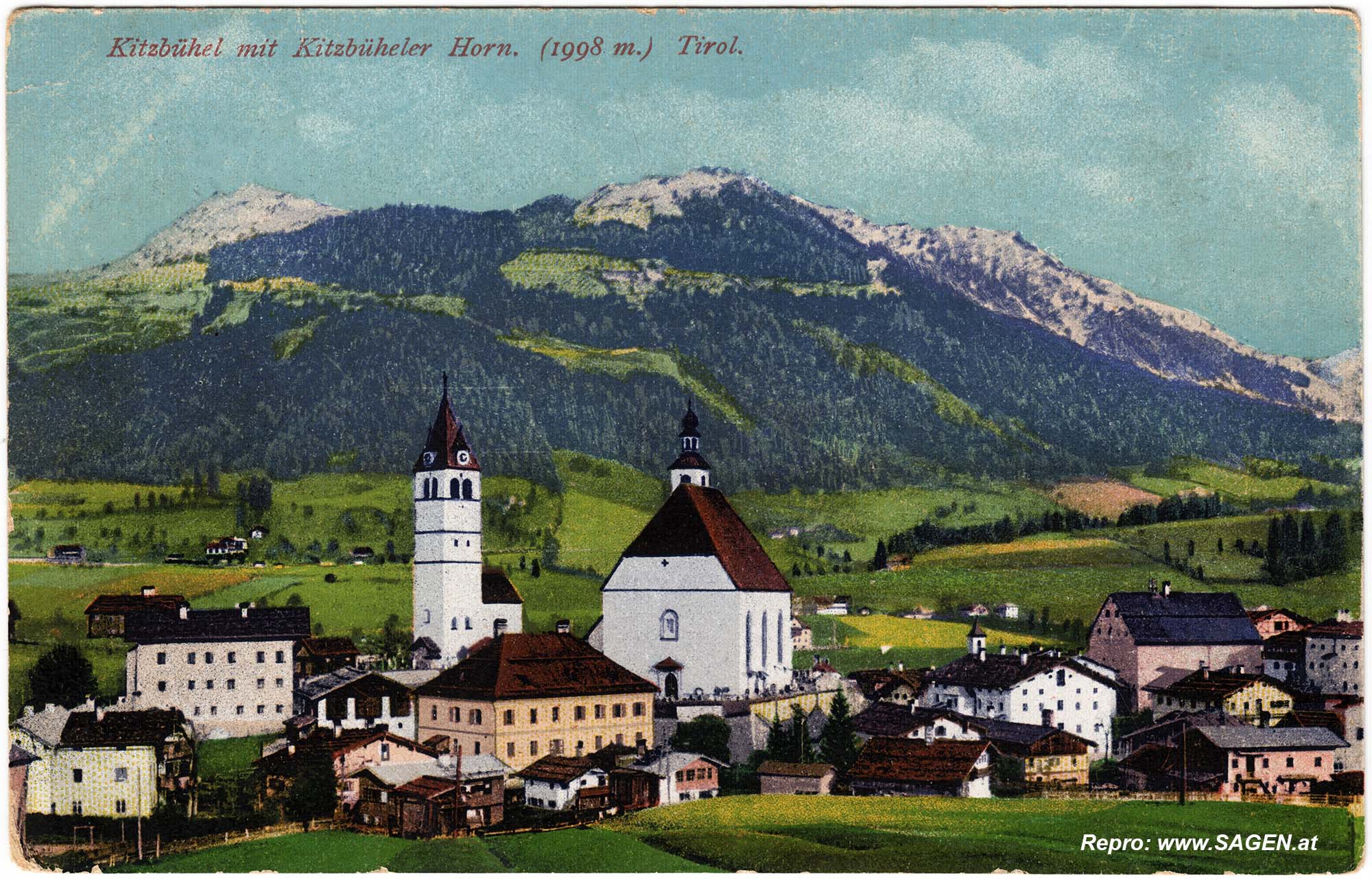 Kitzbühel mit Kitzbüheler Horn