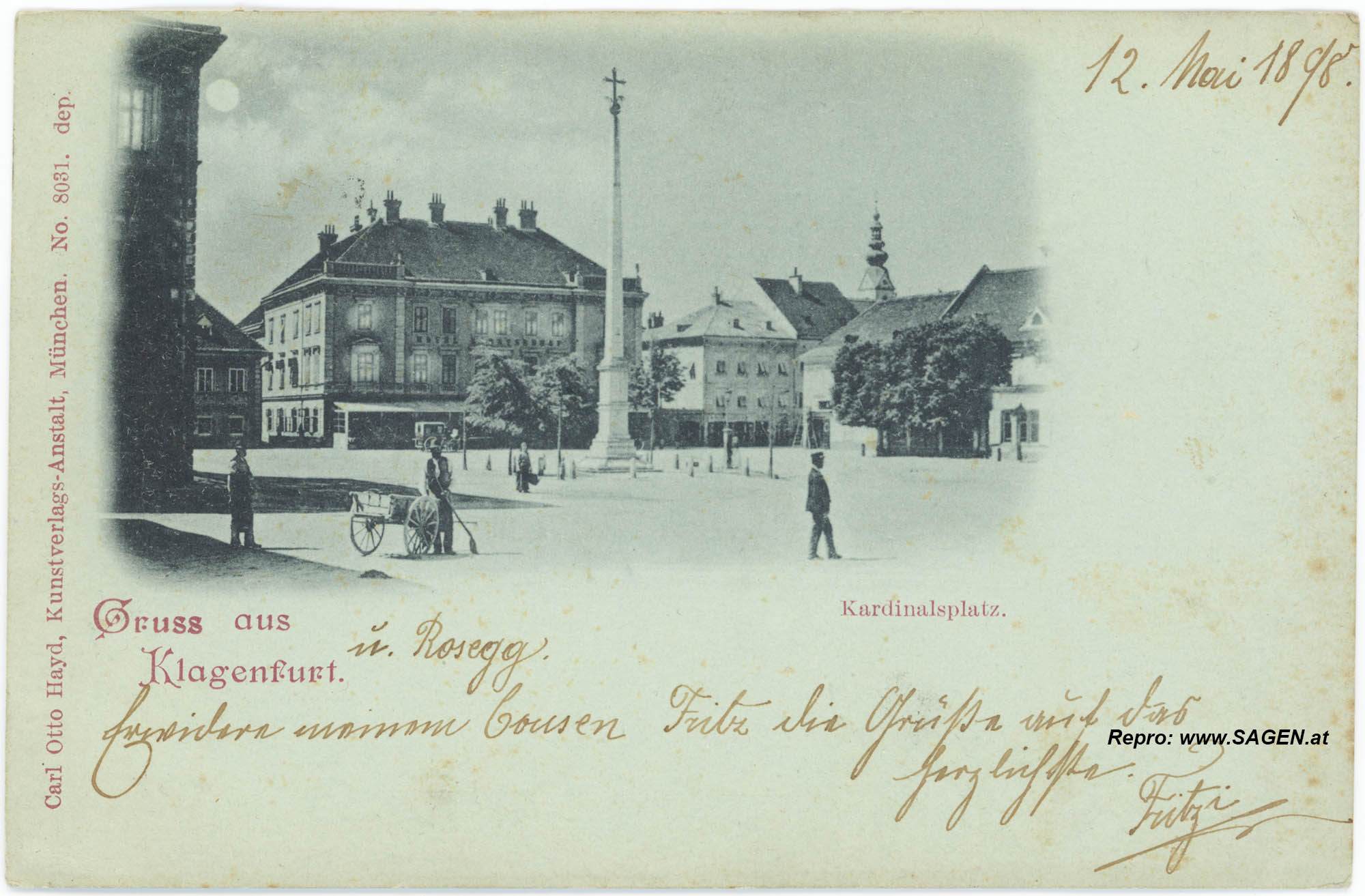 Klagenfurt Kardinalsplatz 1898