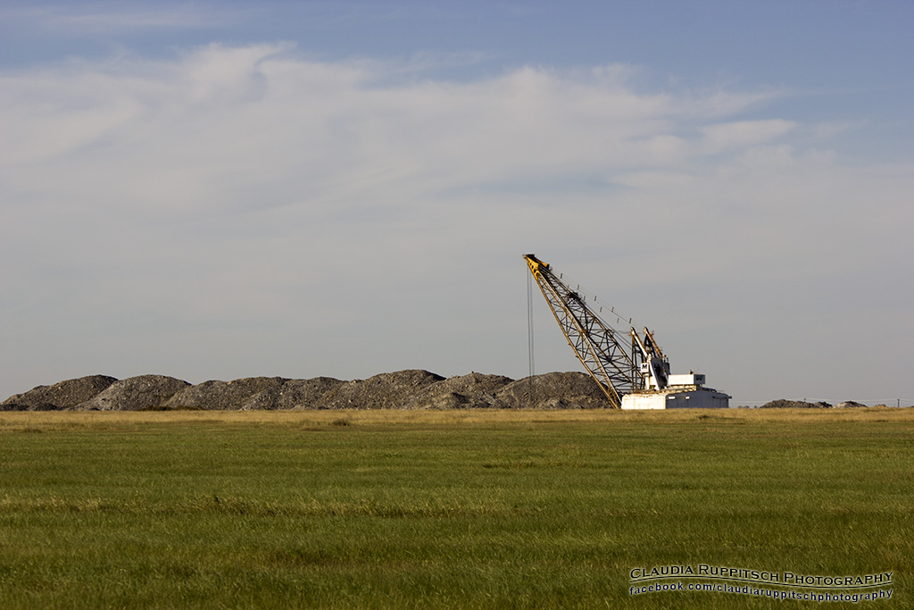 Kohlebagger in Estevan, Saskatchewan