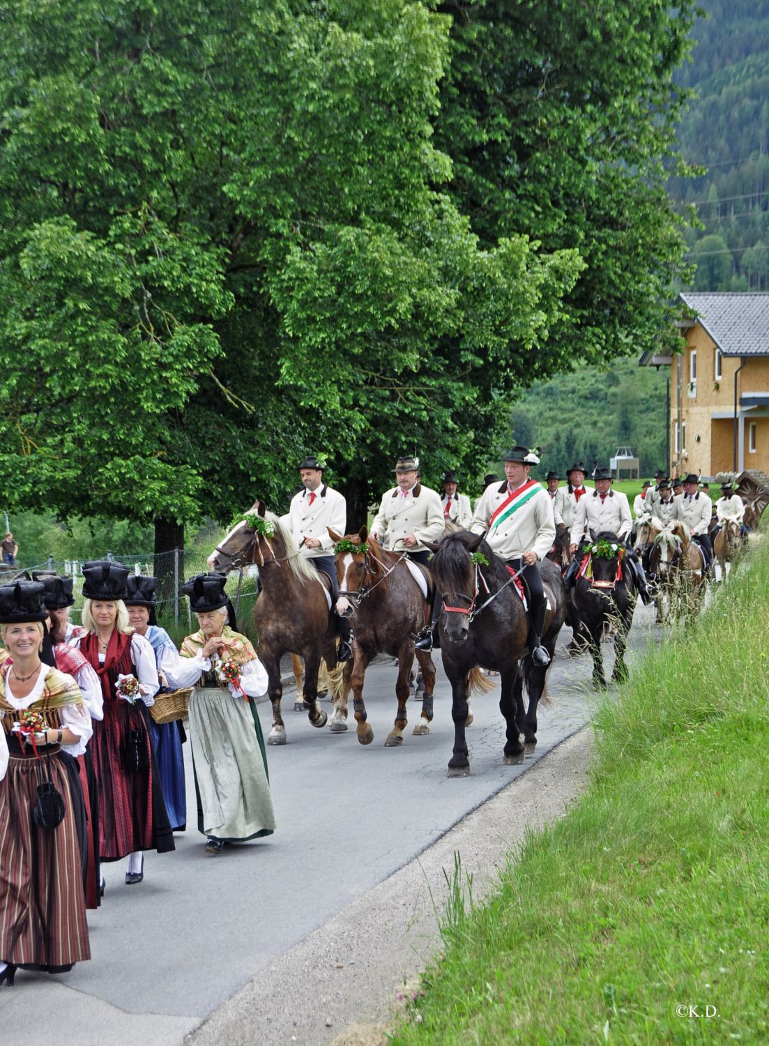 Kranzlreiten in Weitensfeld (Gurktal-Kärnten)