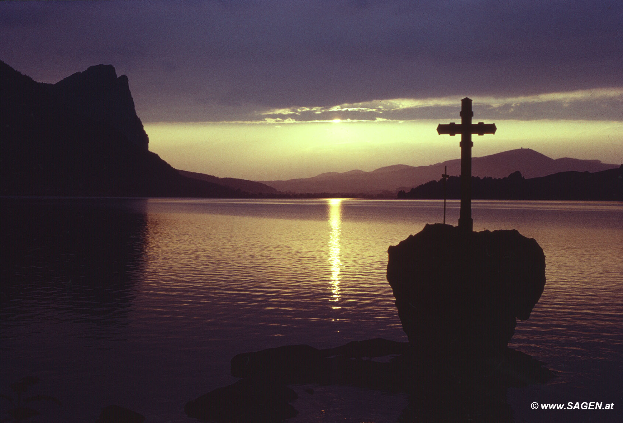 Kreuzstein mit Drachenwand, Mondsee