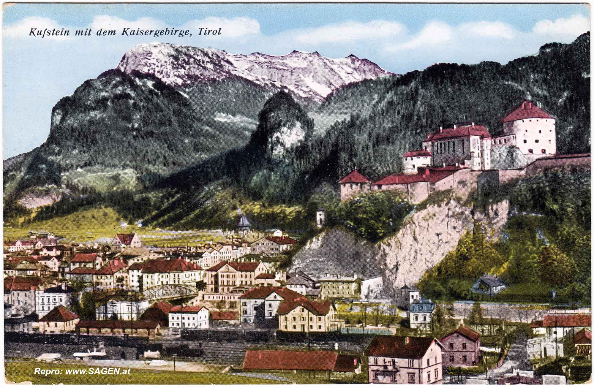 Kufstein mit dem Kaisergebirge
