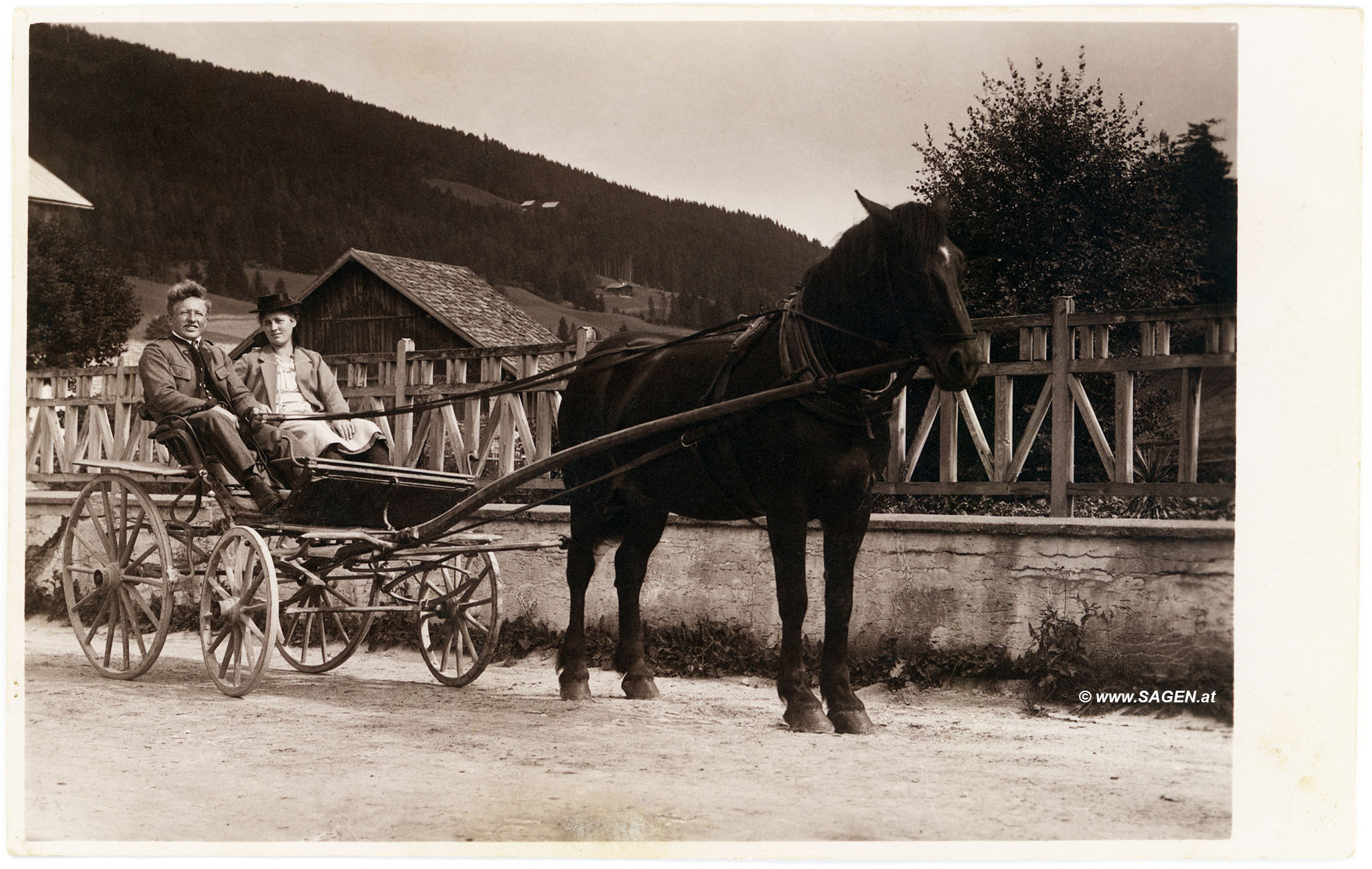 Kutschenfahrt, Atelier F. Glatzl, Radstadt