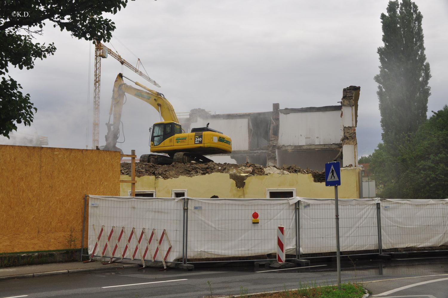 Letzte Reste der Waisenhauskaserne Klagenfurt