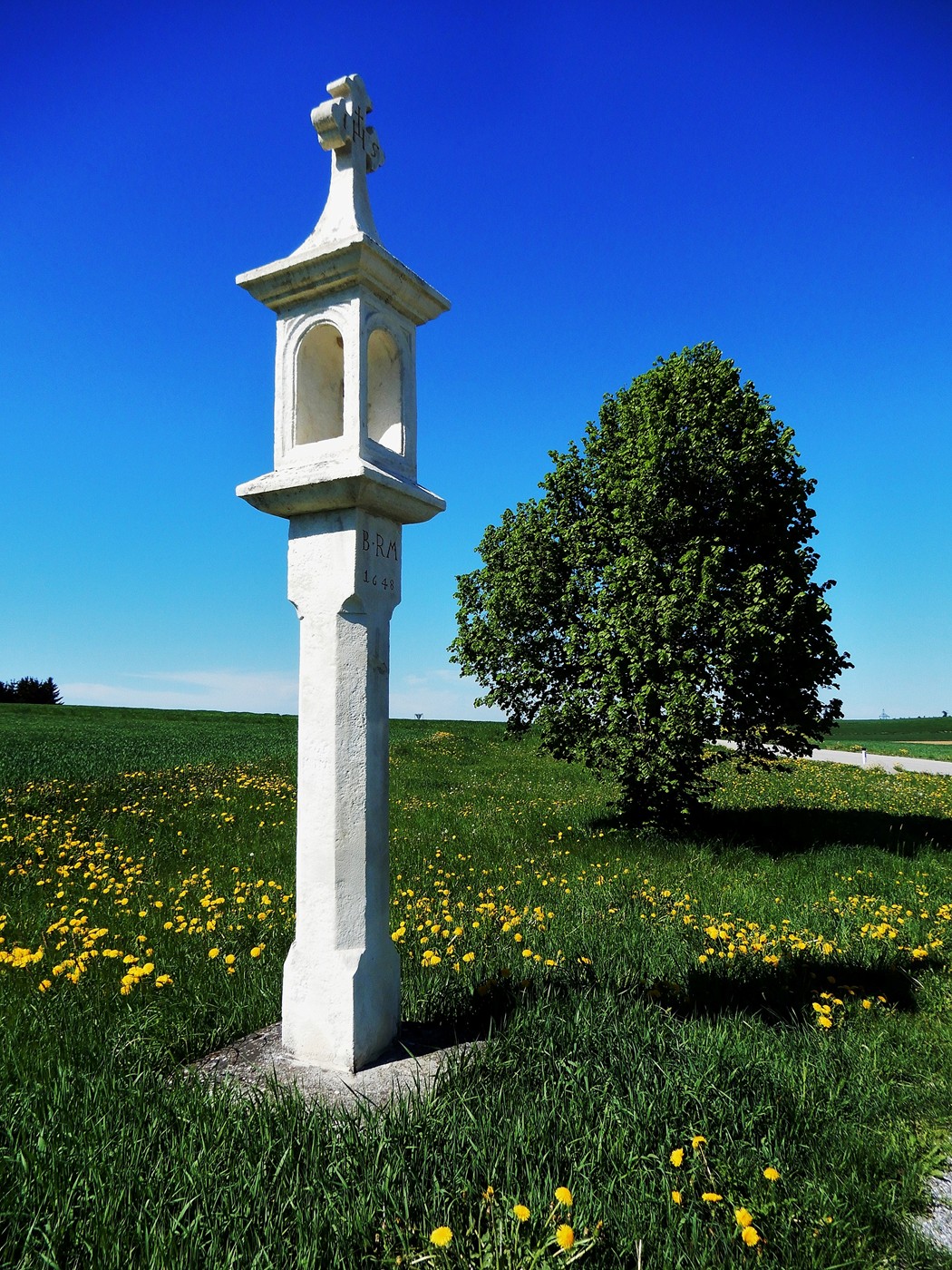 Lichtsäule bei Grainbrunn