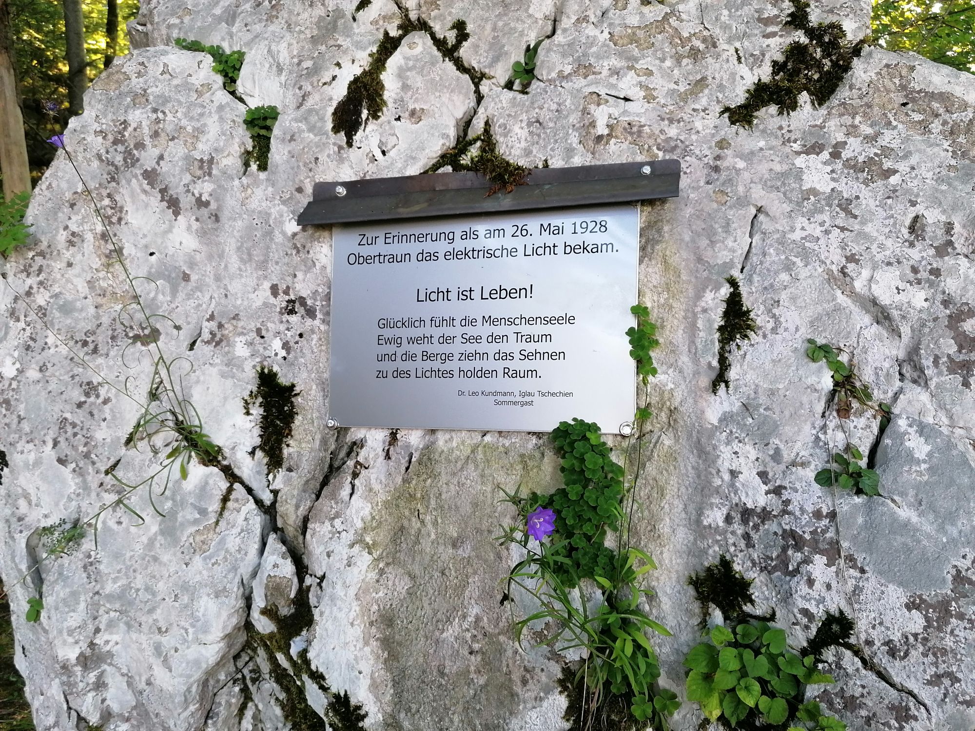 Lichtstein in Obertraun