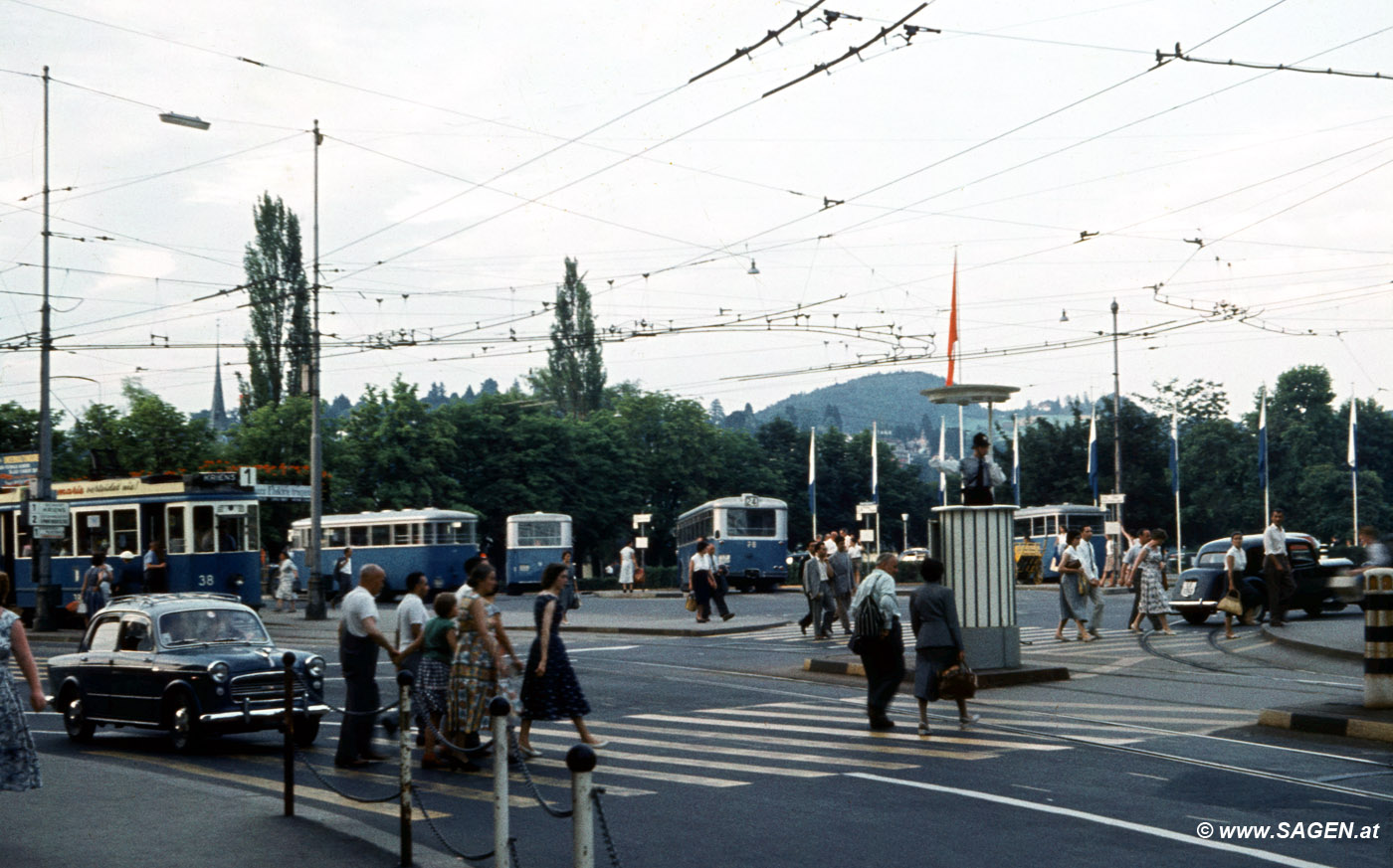Luzern Verkehrsregelung 1957