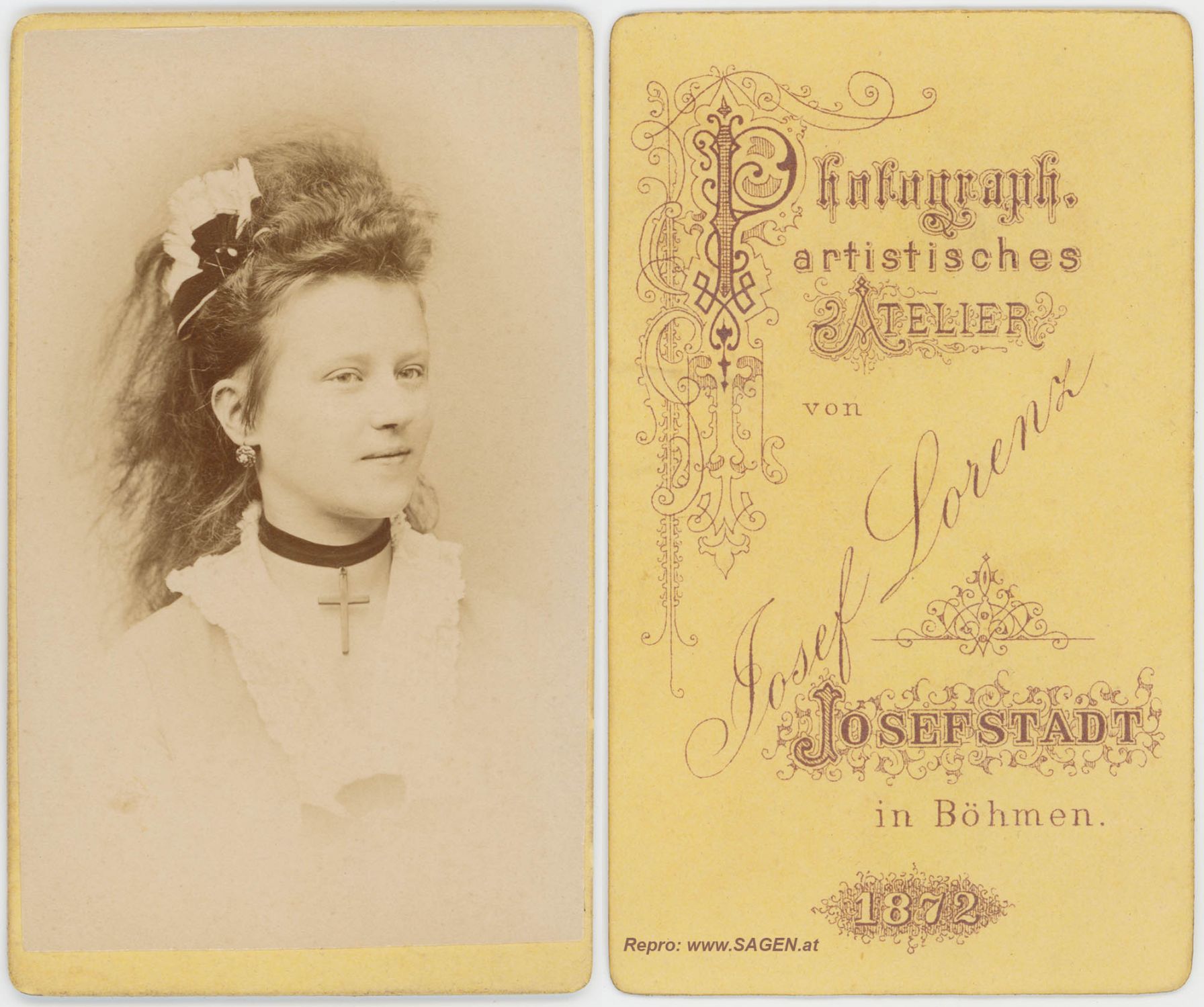 Mädchen Josefstadt 1872