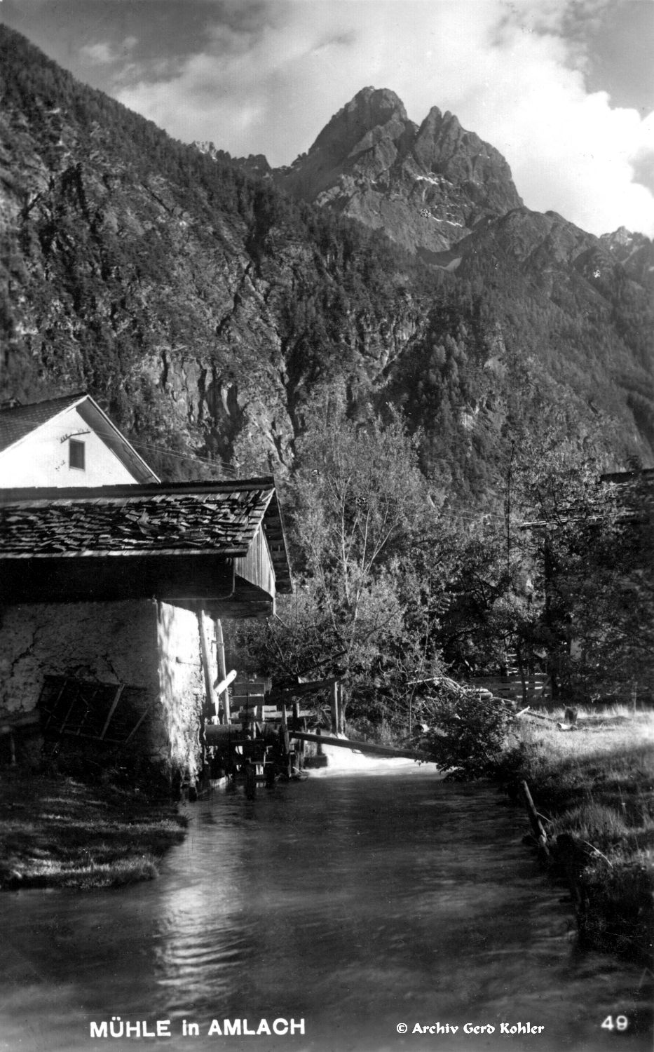 Mühle in Amlach 1932