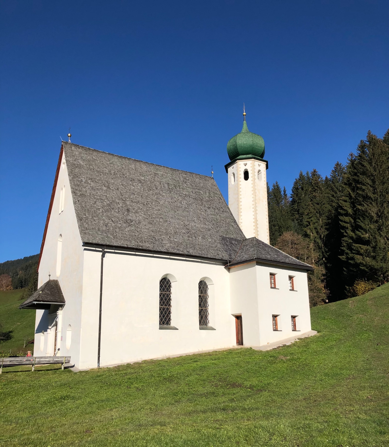 Wallfahrtskirche Mariä Reinigung von Süden, Hart im Zillertal