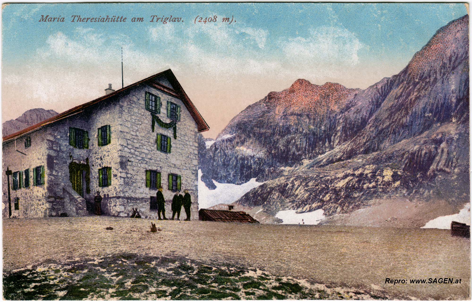 Maria Theresia-Hütte am Triglav (2408 m)