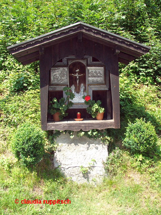 Marterl am Eingang zur Wolfsklamm, Stans, Tirol
