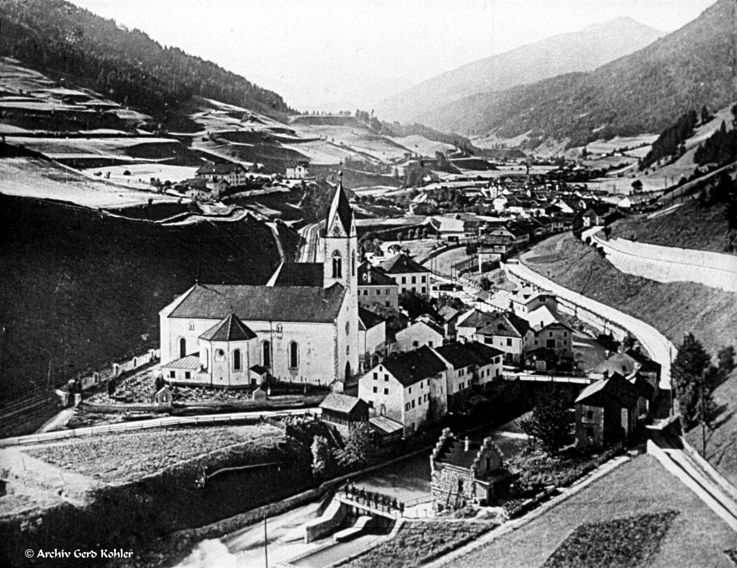 Matrei am Brenner, historische Aufnahme