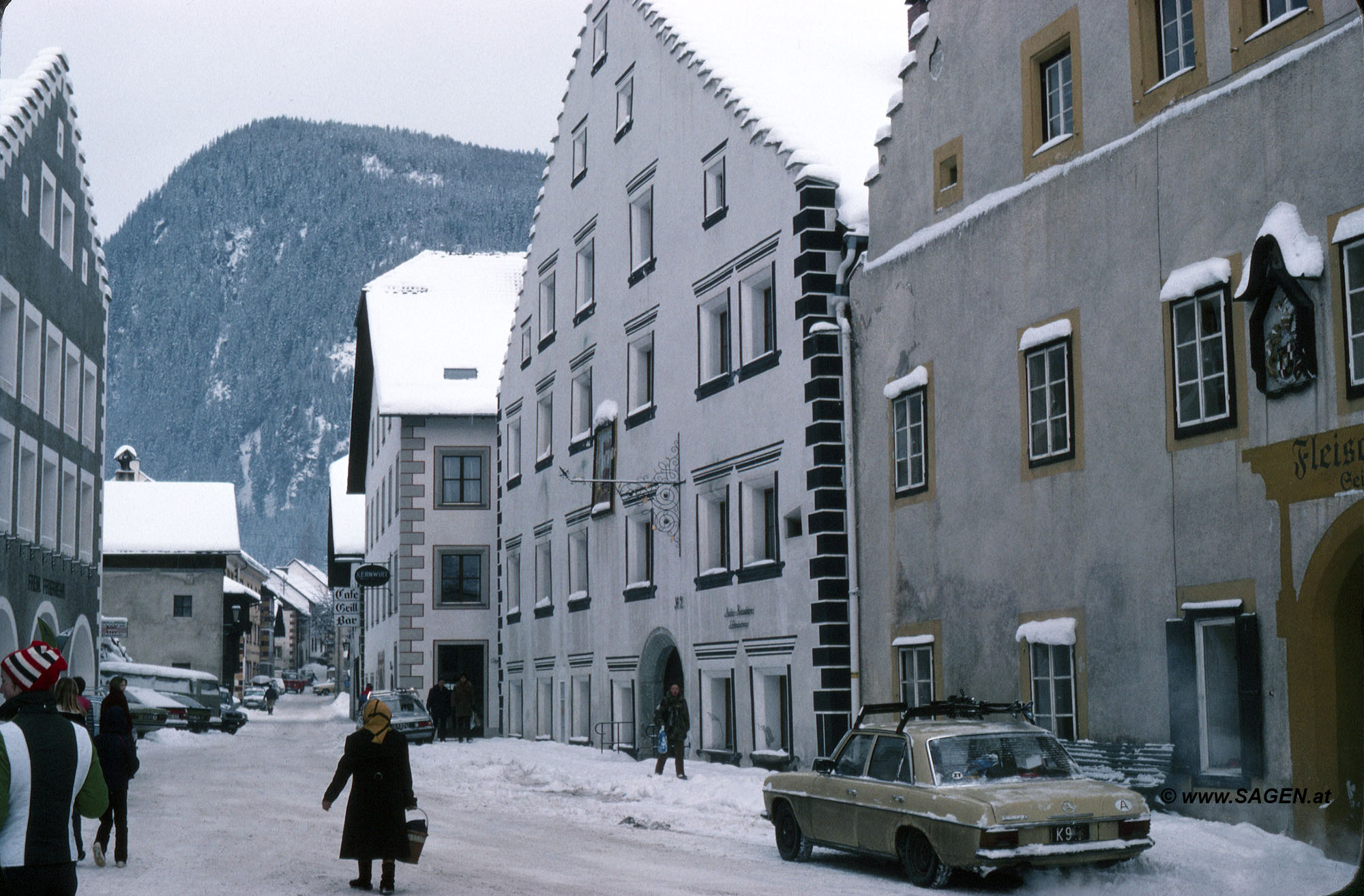 Mauterndorf im Winter 1970er Jahre
