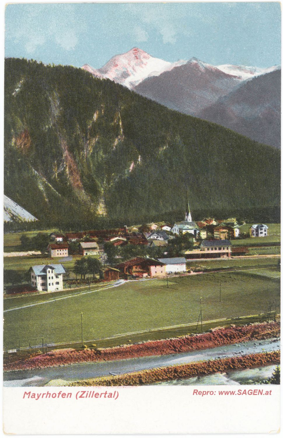 Mayrhofen im Zillertal um 1907