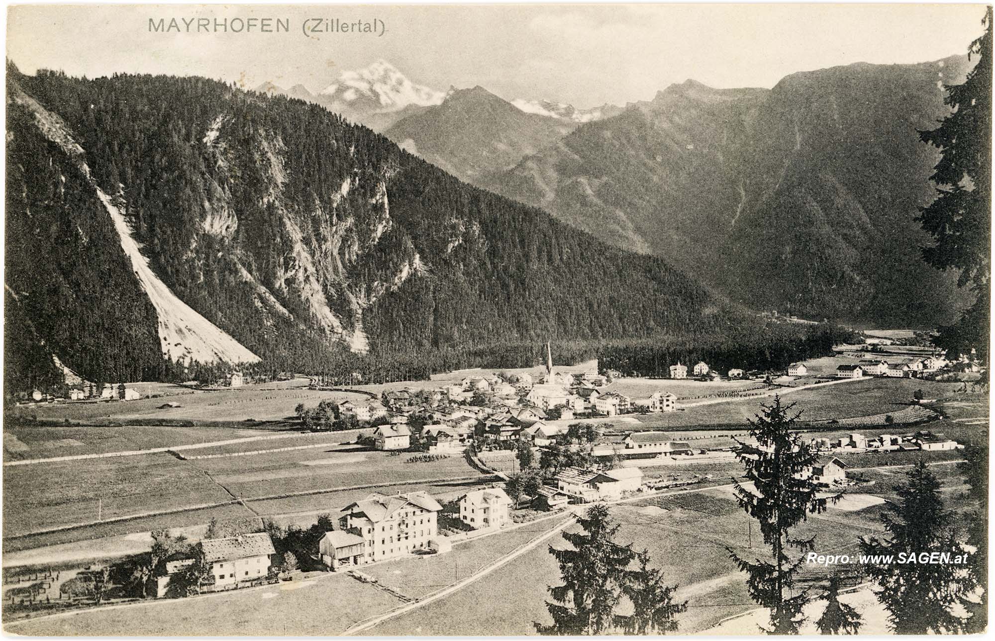 Mayrhofen im Zillertal um 1911