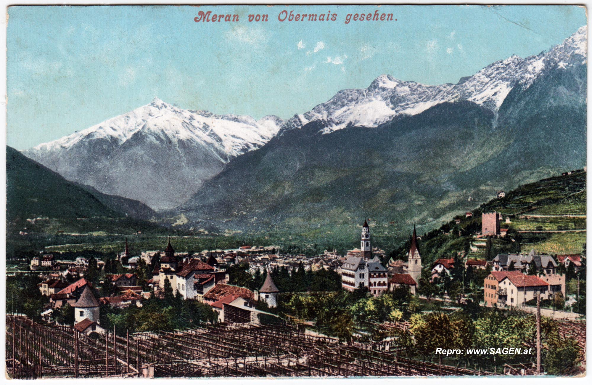 Meran von Obermais gesehen